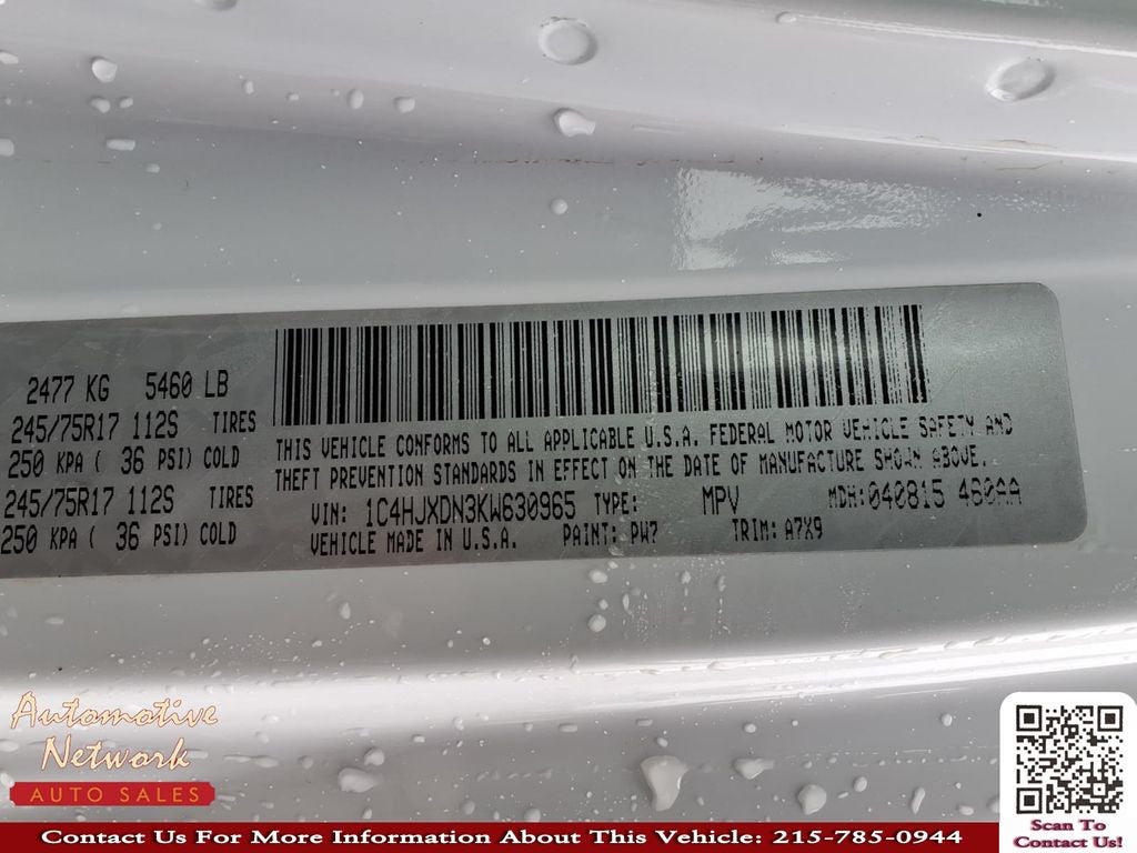 2019 Jeep Wrangler Unlimited Sport S