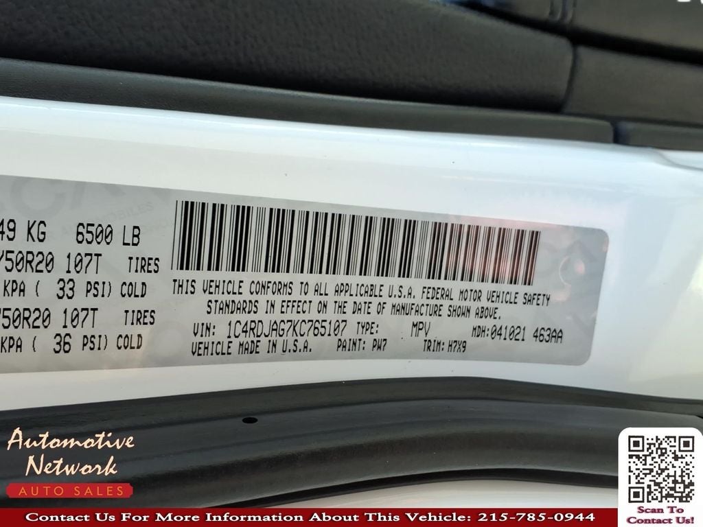 2019 Dodge Durango SXT Plus