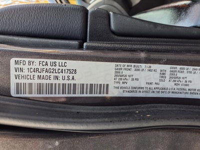 2020 Jeep Grand Cherokee Altitude