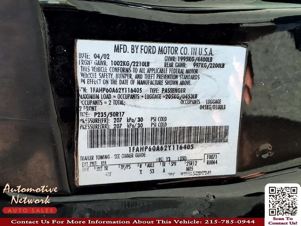 2002 Ford Thunderbird Base