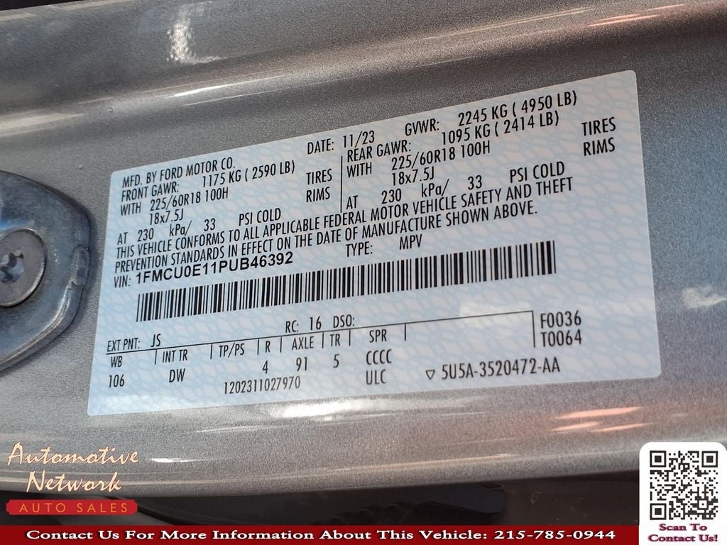 2023 Ford Escape Plug-In Hybrid Base