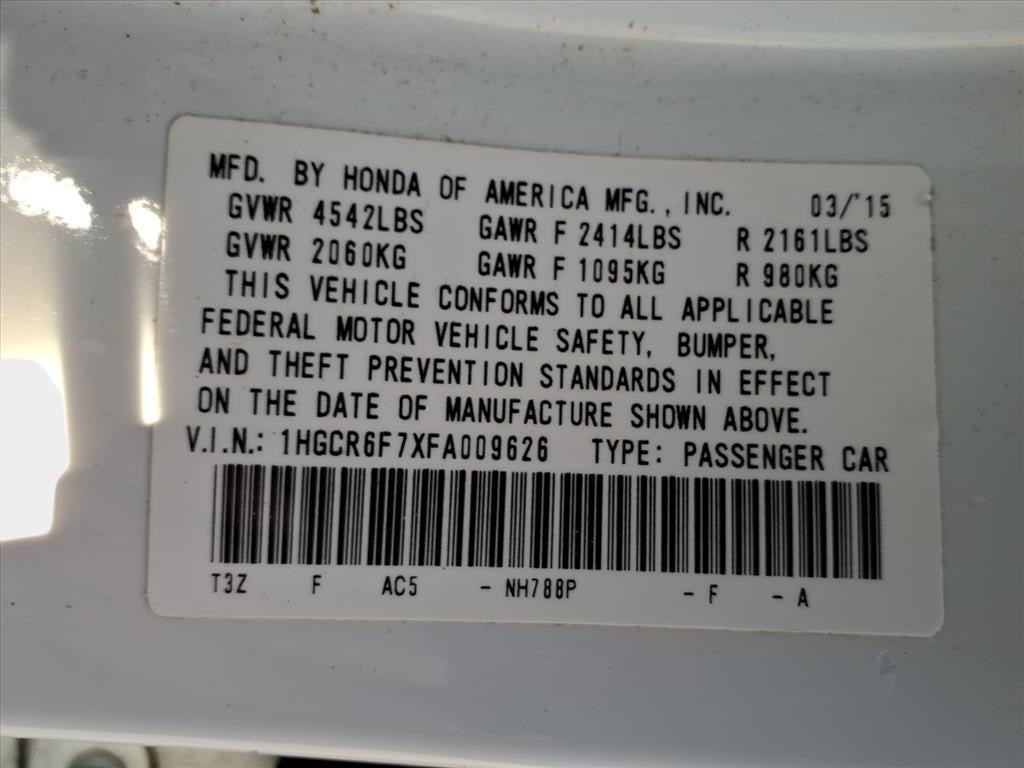 2015 Honda Accord Hybrid Touring