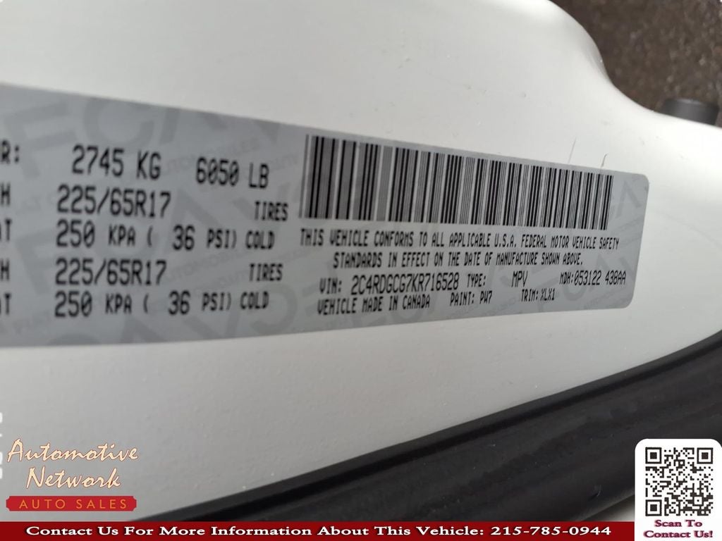 2019 Dodge Grand Caravan SXT