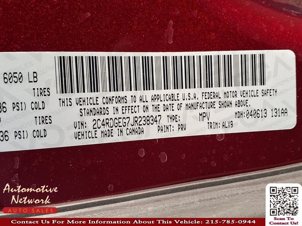 2018 Dodge Grand Caravan GT