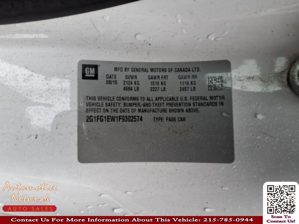 2015 Chevrolet Camaro SS 1SS