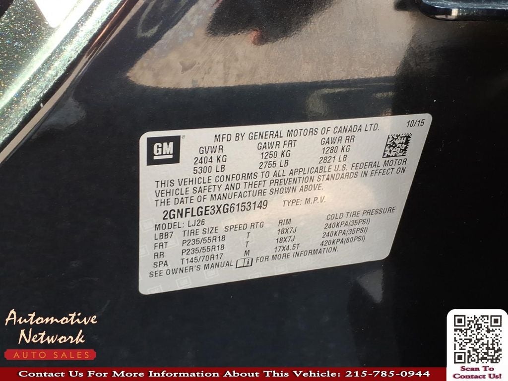 2016 Chevrolet Equinox LTZ