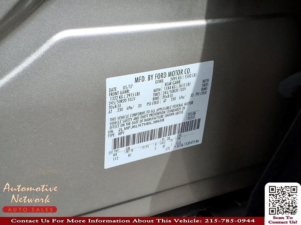 2017 Lincoln MKX Reserve