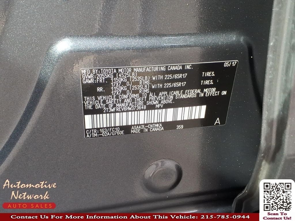 2017 Toyota RAV4 XLE