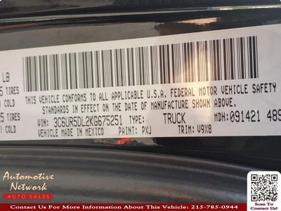 2019 RAM 2500 Big Horn