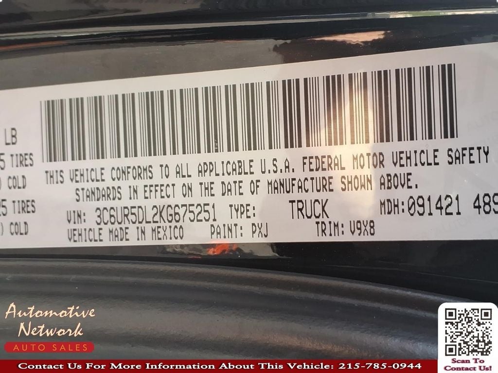 2019 RAM 2500 Big Horn