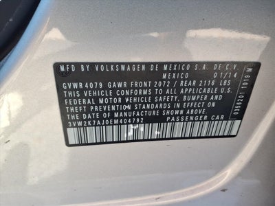 2014 Volkswagen Jetta 2.0L S