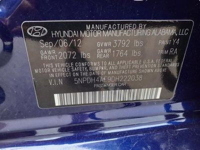 2013 Hyundai Elantra Limited
