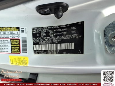 2017 Toyota Sienna Limited Premium 7 Passenger