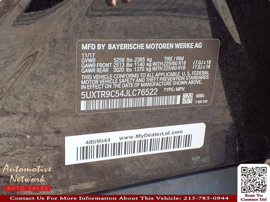 2018 BMW X3 xDrive30i