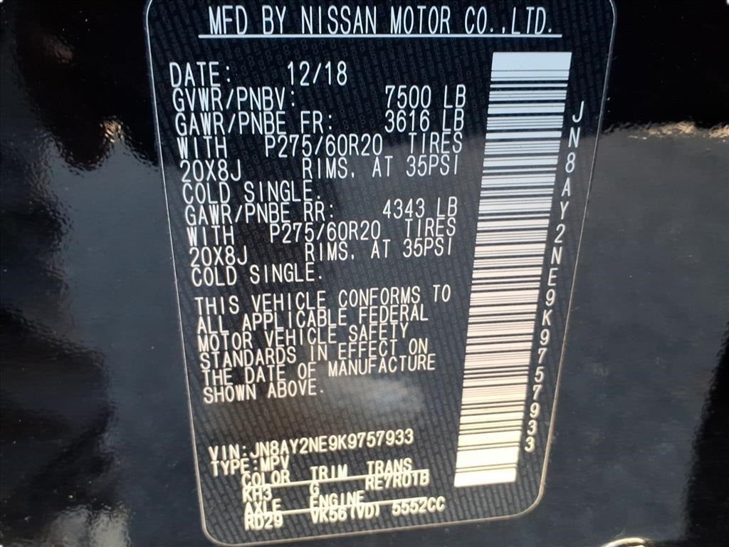 2019 Nissan Armada Platinum