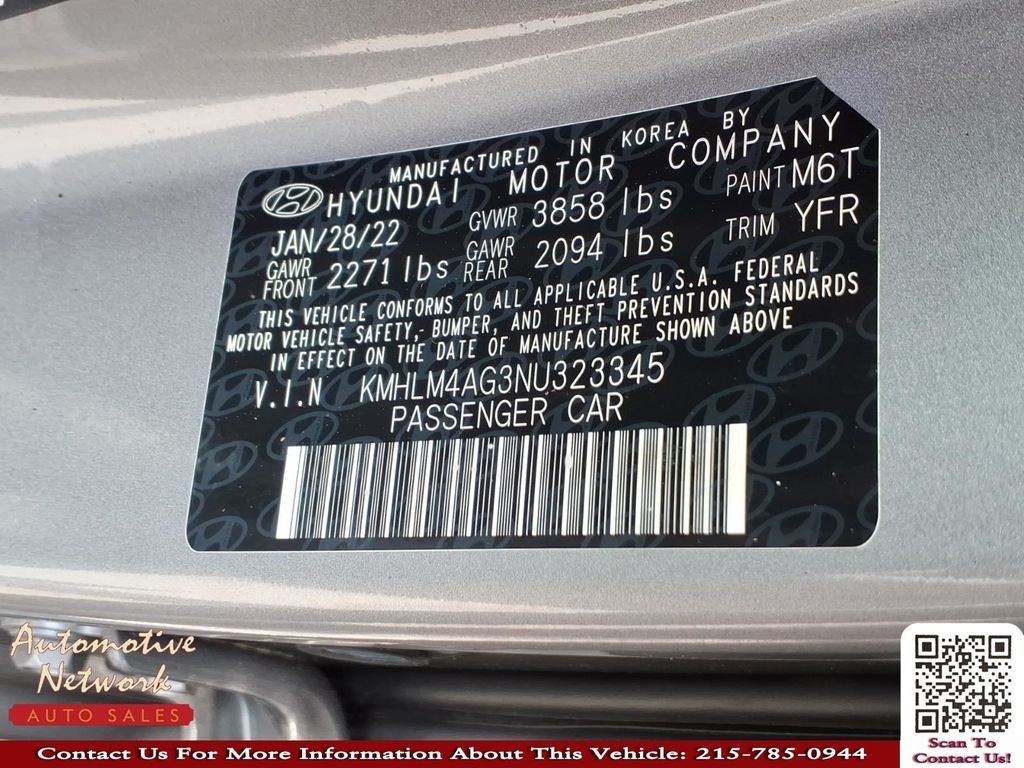 2022 Hyundai Elantra SEL
