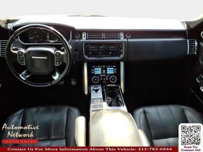 2016 Land Rover Range Rover 3.0L V6 Supercharged HSE