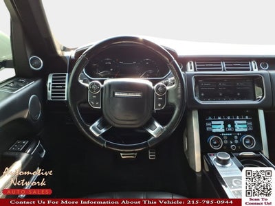 2016 Land Rover Range Rover 3.0L V6 Supercharged HSE