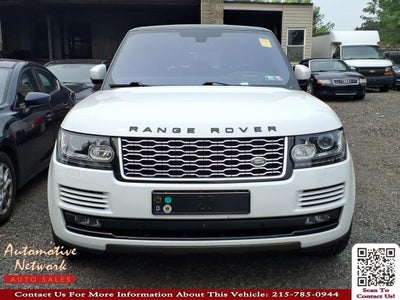2016 Land Rover Range Rover 3.0L V6 Supercharged HSE
