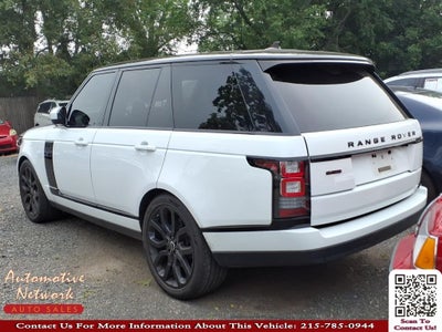 2016 Land Rover Range Rover 3.0L V6 Supercharged HSE