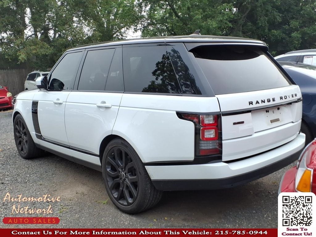 2016 Land Rover Range Rover 3.0L V6 Supercharged HSE