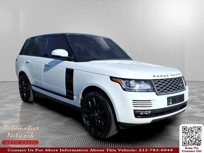 2016 Land Rover Range Rover 3.0L V6 Supercharged HSE