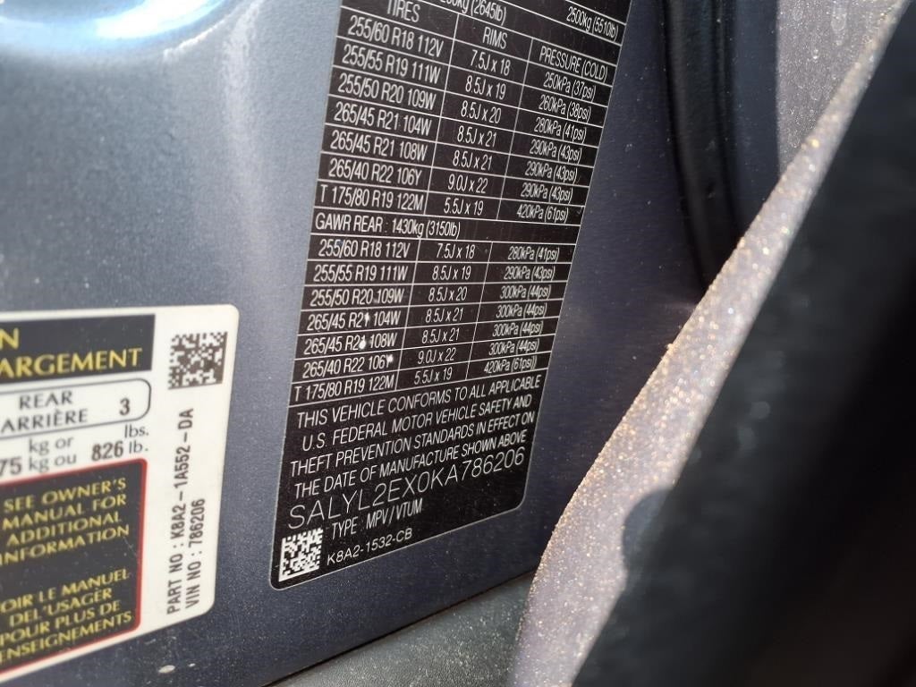 2019 Land Rover Range Rover Velar SE R-Dynamic