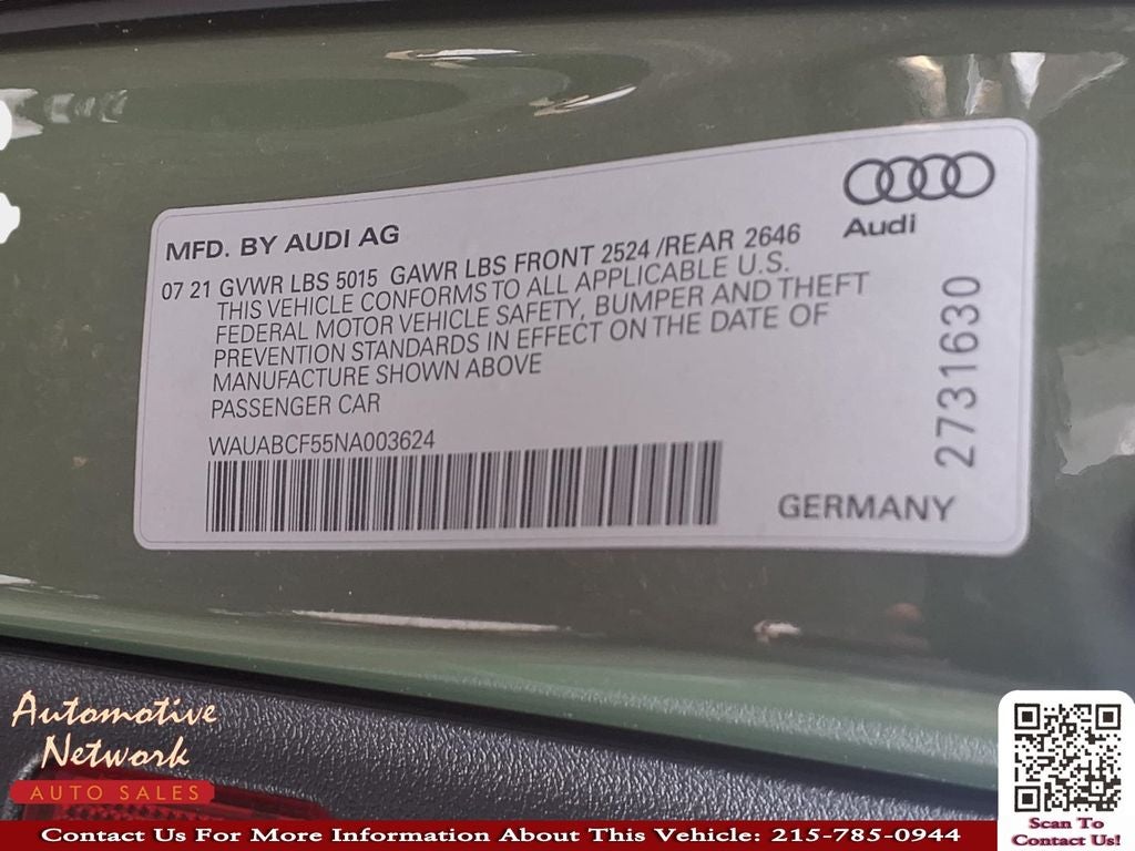 2022 Audi A5 Sportback Premium quattro