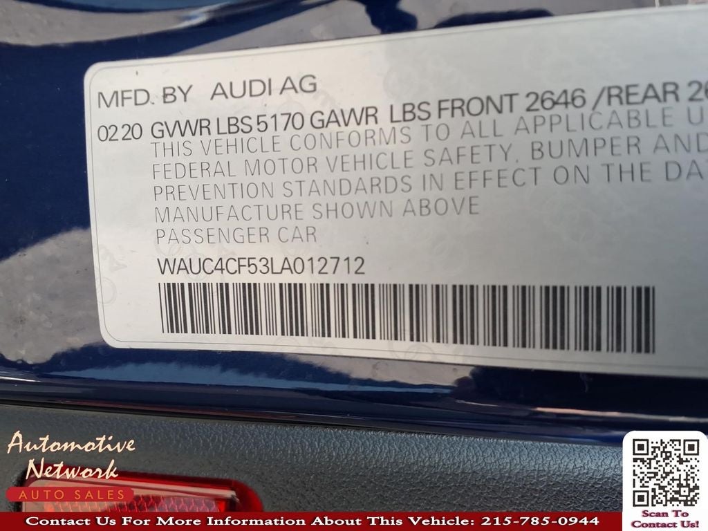 2020 Audi S5 Sportback Premium Plus quattro