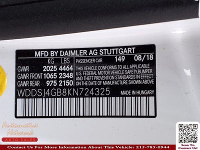 2019 Mercedes-Benz CLA CLA 250 4MATIC®