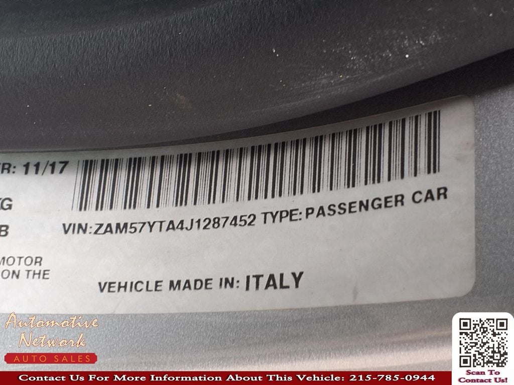 2018 Maserati Ghibli S Q4